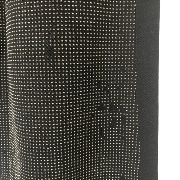 Maxime Simeons Glam Rocker Black Stud Front Denim Jeans 31 Button Fly Low Rise - Picture 3 of 11